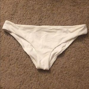 White bathing suit bottoms